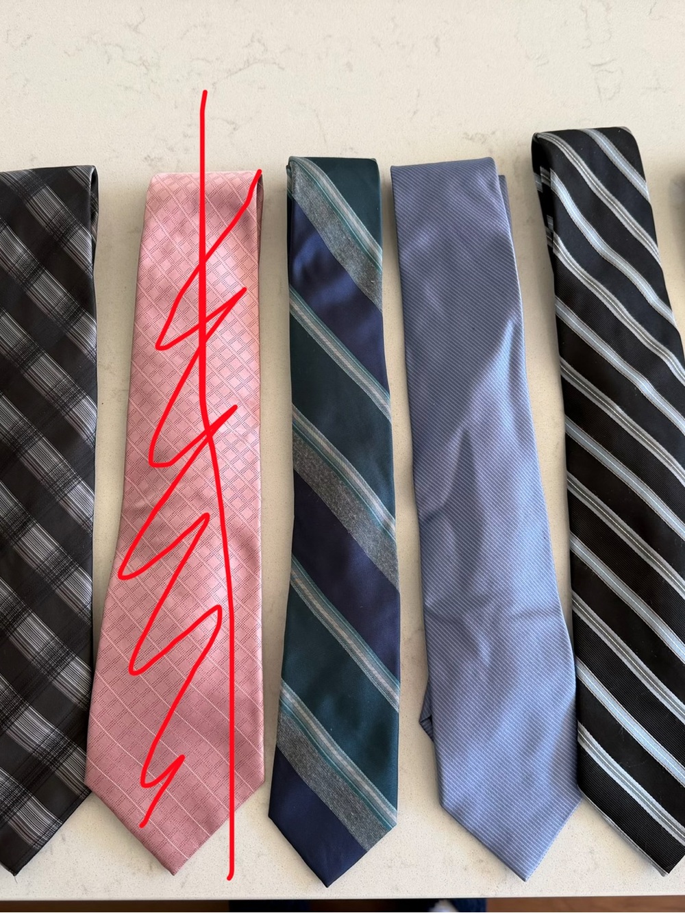 Calvin Klein lot of 6 men’s ties